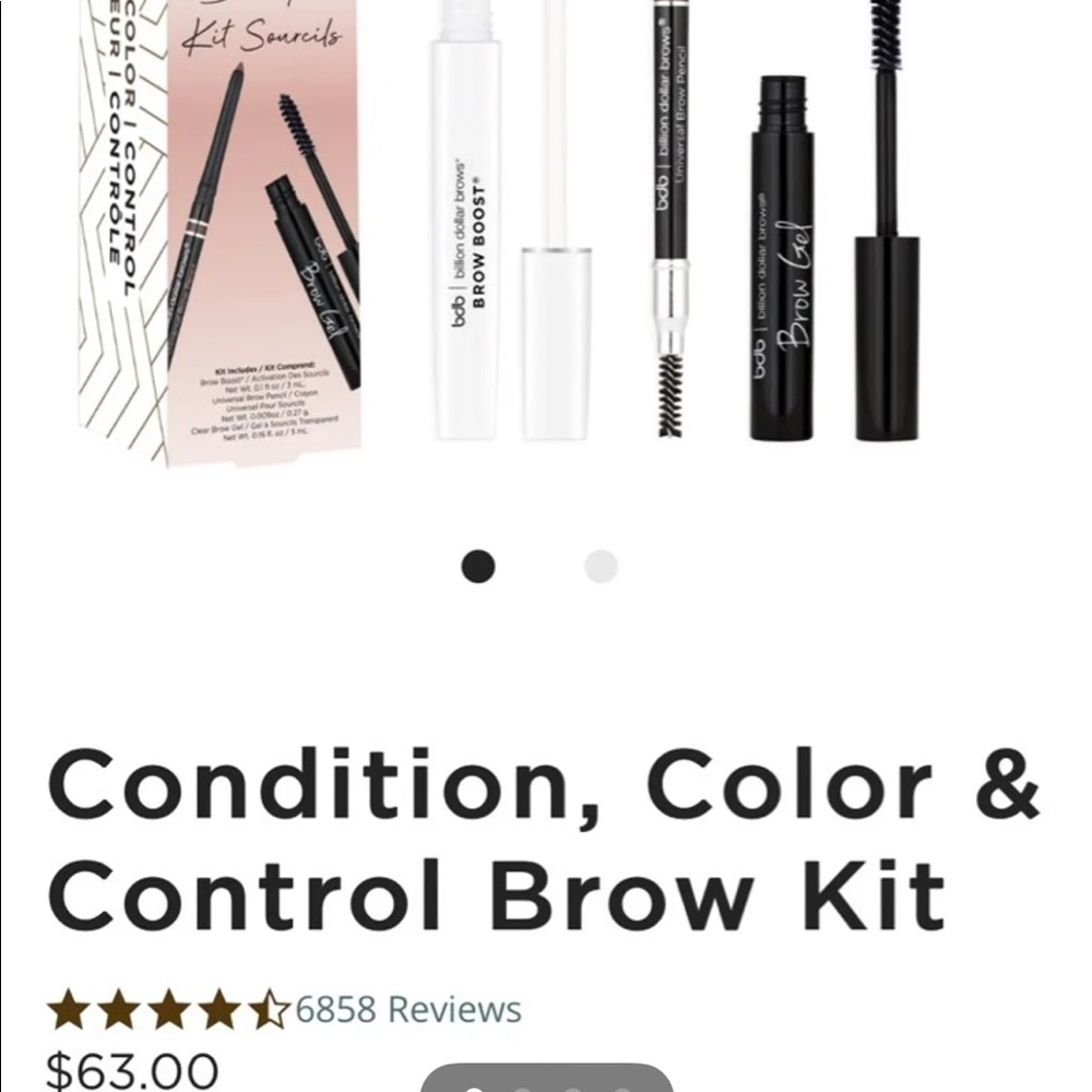 Billion Dollar Brow Condition, Color & Control Brow Kit
